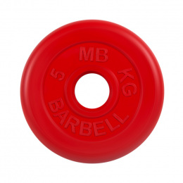 Диск обрезиненный красного цвета, 31 мм MB Barbell MB-PltC31-5