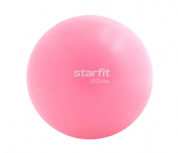 Мяч для пилатеса Starfit 20 см, розовый пастель