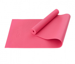 Коврик для йоги и фитнеса Starfit, PVC, 183x61x0,6 см, розовый