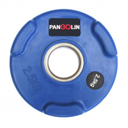 Диск обрезиненный олимпийский Pangolin, 51 мм. 2,5 кг, цветной
