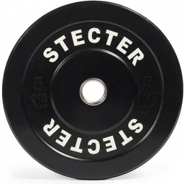 Каучуковый диск для штанги (rubber bumper plates) 5 кг