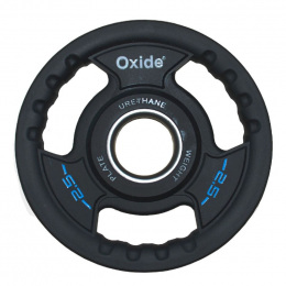 Черный полиуретановый олимпийский диск Oxide Fitness OWP02 2,5 кг