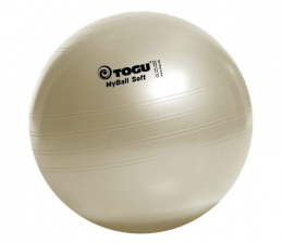 Гимнастический мяч TOGU My Ball Soft 65 см белый перламутр 