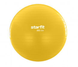 Мяч гимнастический 85 см Starfit, 1500 гр, желтый, антивзрыв