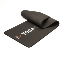 Эко-коврик для йоги REEBOK Elite Yoga Mat 183 см х 61 см х 0,5 см, черный