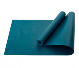 Коврик для йоги и фитнеса Starfit высокой плотности, 173x61x0,4 см, цвет холодный океан
