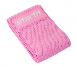 Мини-эспандер Starfit, низкая нагрузка, текстиль, розовый пастель