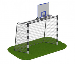 Ворота для минифутбола + стойка для баскетбола WS70277