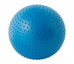 Фитбол массажный 65 см Starfit, синий, антивзрыв