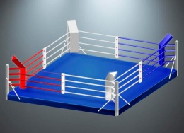 Ринг боксёрский на небольшом помосте RS976 Монолит 4x4x0,2 метра