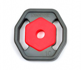 Диск 10 кг Reebok для аэробической штанги RSWT-10090-10