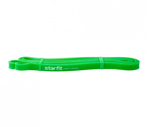 Эспандер многофункциональный ленточный Starfit, 2-15 кг, 208х1,3см, зеленый