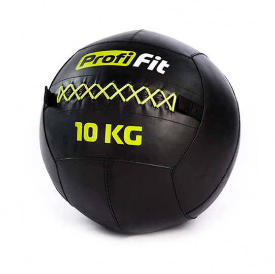 Медицинбол набивной (Wallball) PROFI-FIT, 10 кг