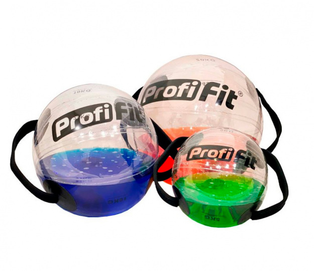 Мяч для функционального тренинга Water Ball 30 см PROFI-FIT
