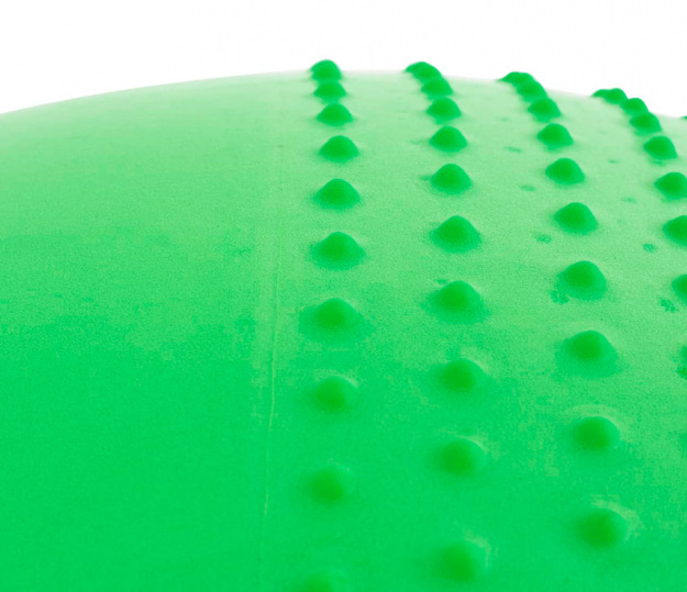 Мяч гимнастический полумассажный 65 см Starfit, зеленый, антивзрыв
