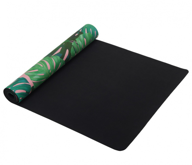Коврик для йоги INEX Suede Yoga Mat искусственная замша, 183 x 61 x 0,3 см, "Тропики на рассвете"