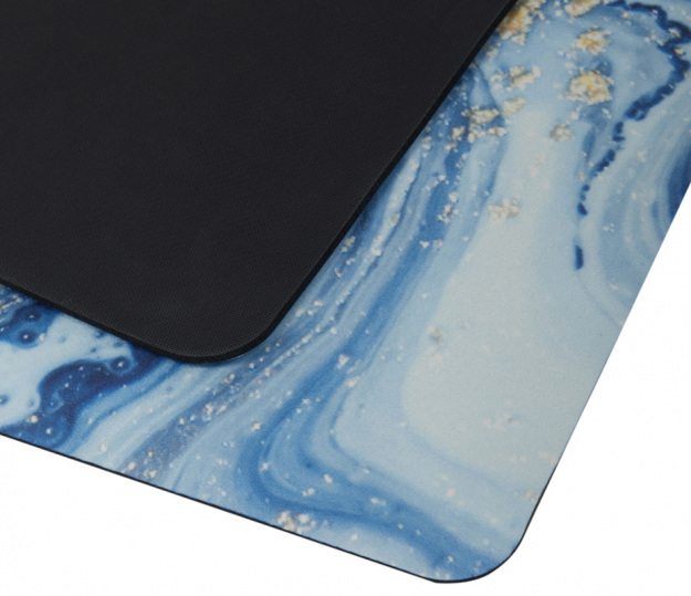 Коврик для йоги INEX Suede Yoga Mat искусственная замша,183 x 61 x 0,3 см, "Небо с позолотой"