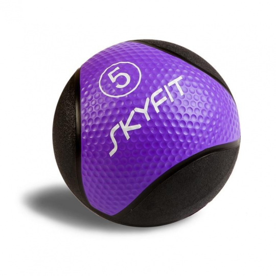 Набивной медицинский мяч 5 кг, фиолетовый SF – MB5K