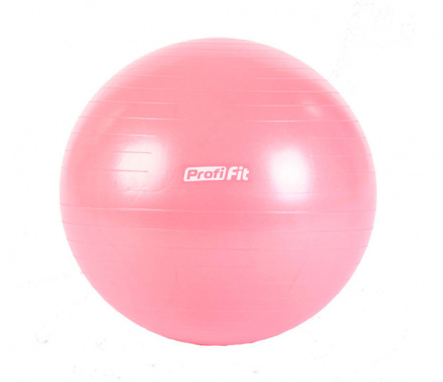 Гимнастический мяч PROFI-FIT, диаметр 55 см, антивзрыв
