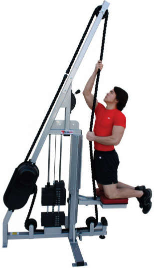 Канатный тренажер для тренировок в кроссфите "Тяга веревочного каната" MARPO KINETICS V 250