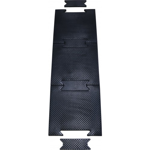 Резиновая плитка для спортзала, 500*500*25 мм, цвет черный PF-51976