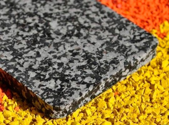 Рулонное покрытие для спортзала АНТ Флекс Эко Гранит Granite 8 мм