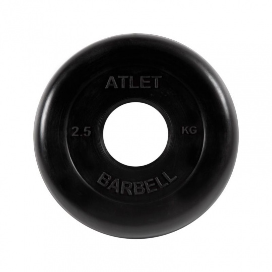 Диск обрезиненный Atlet, 2,5 кг 51 мм MB Barbell MB-AtletB51-2,5 