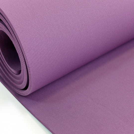 Коврик для йоги 6 мм фиолетовый термопластичный