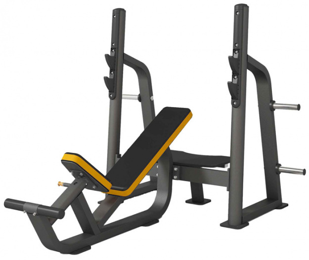 Insight Gym Наклонная скамья со стойками для жима под углом вверх IG-905 (SR005)
