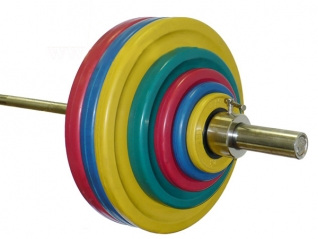 Штанга олимпийская 282,5 кг (МВ) цветная.