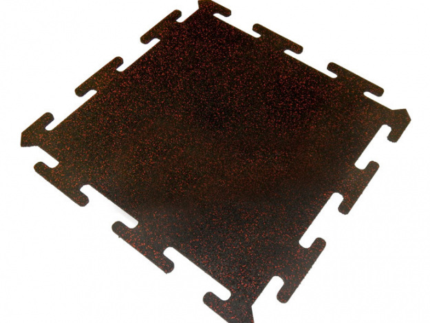 Резиновая плитка Rubblex Sport Puzzle Mix (30%) 1000x1000x25 мм