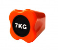 Бодибар для фитнеса 7 кг, оранжевый наконечник, OFT