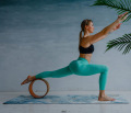 Коврик для йоги INEX Yoga PU Mat 185 x 68 x 0,4 см полиуретан, дневные тропики