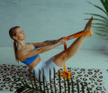 Коврик для йоги INEX Yoga PU Mat 185 x 68 x 0,4 см полиуретан, леопард