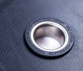 Обрезиненный диск LIVEPRO Premium Rubber 15 кг, черный
