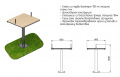 Уличный стол для армреслинга WS-61335