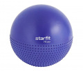 Мяч гимнастический полумассажный 75 см Starfit, темно-синий, антивзрыв